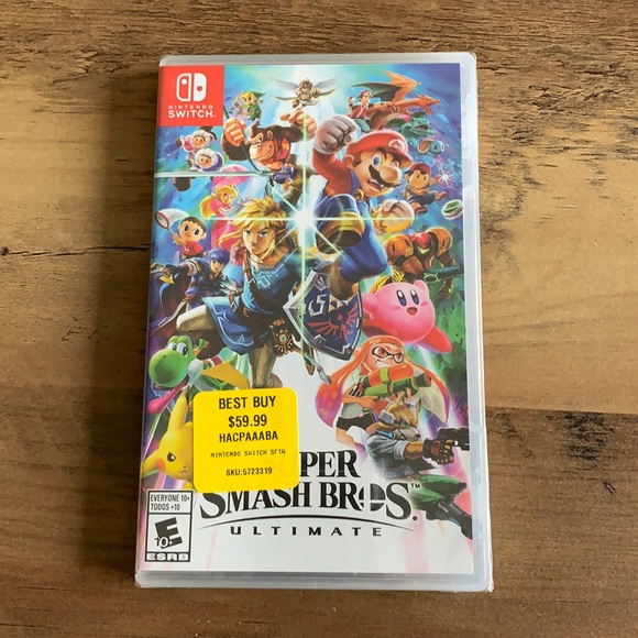 Nintendo Switch Super Smash Bros Ultimate Videogame — BRAND NEW